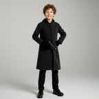 Kapmantel met Kap en Comfortabele Polyester Draagstijl