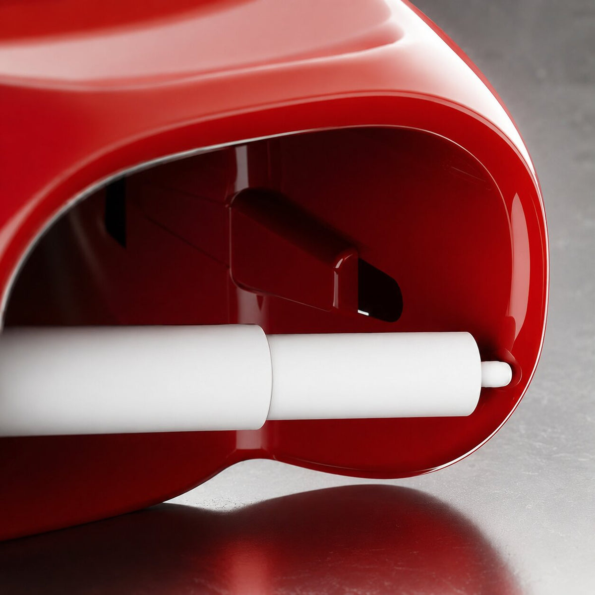 Zelfklevende Toiletrolhouder met Open Onderzijde en Opbergvlak