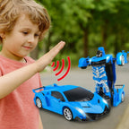 RC Transformeerauto met Robotmodus, LED‑Effecten en Gebarenbesturing voor Dynamisch Speelplezier