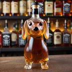 Dier‑Vormige Whiskykaraf met Massieve Glazen Constructie voor Karaktervolle Presentatie