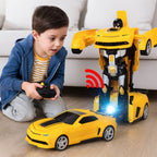 RC Transformeerauto met Robotmodus, LED‑Effecten en Gebarenbesturing voor Dynamisch Speelplezier