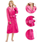 Dames Badjas met Polyester en Zachte Warme Kapvorm
