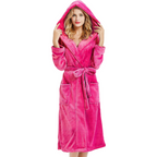 Dames Badjas met Polyester en Zachte Warme Kapvorm