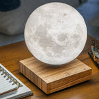 Zwevende Maanlamp met Magnetische Schijftechniek en Warm Licht