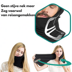 Reisnekkussen met Omslagvorm en Verstelbare Klittenbandsluiting