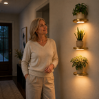 Wandplank Met Geïntegreerde LED-Verlichting Voor Sfeervolle Wanddecoratie