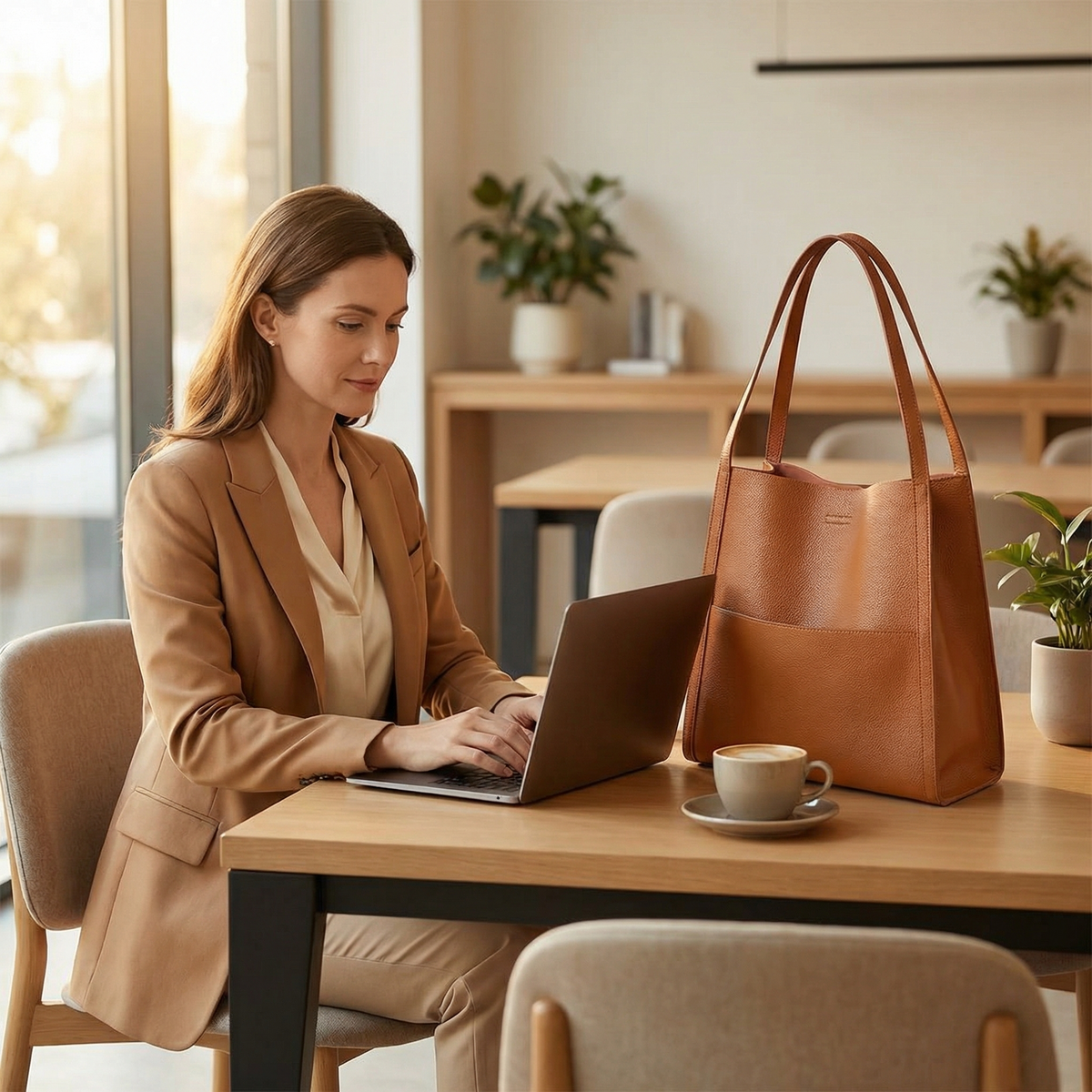 Ruime Schoudertas Met Strak Design En Slimme Opbergruimte