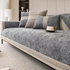 Linnenlook Sofa‑Hoes met Antislip Onderzijde voor Dagelijkse Bescherming
