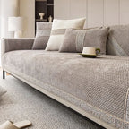 Linnenlook Sofa‑Hoes met Antislip Onderzijde voor Dagelijkse Bescherming