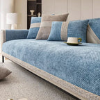 Linnenlook Sofa‑Hoes met Antislip Onderzijde voor Dagelijkse Bescherming