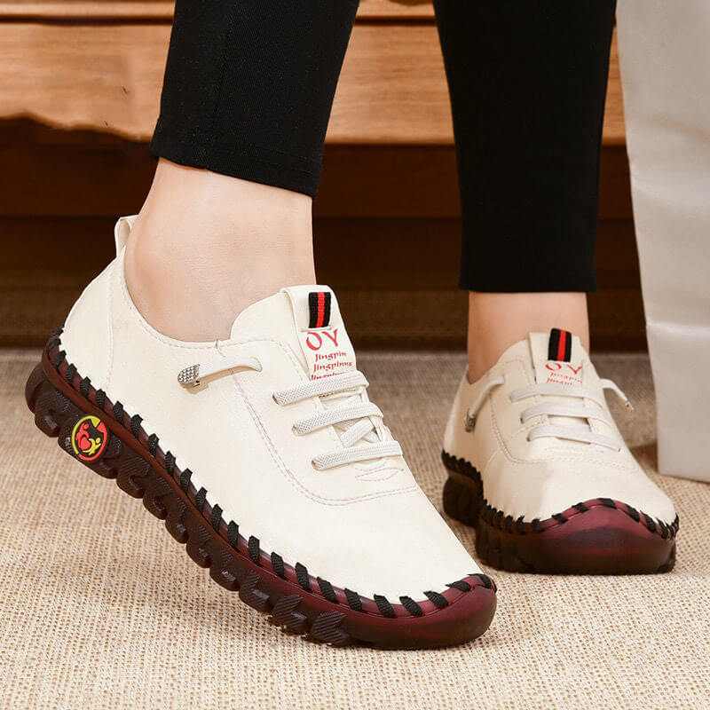 Vrouwen Comfortabele Platte Loafer Met Orthopedische Steun