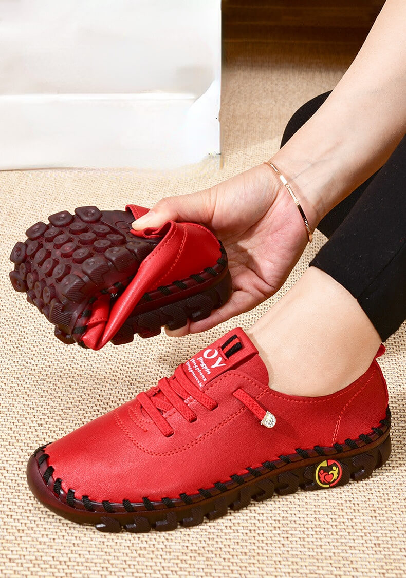 Vrouwen Comfortabele Platte Loafer Met Orthopedische Steun
