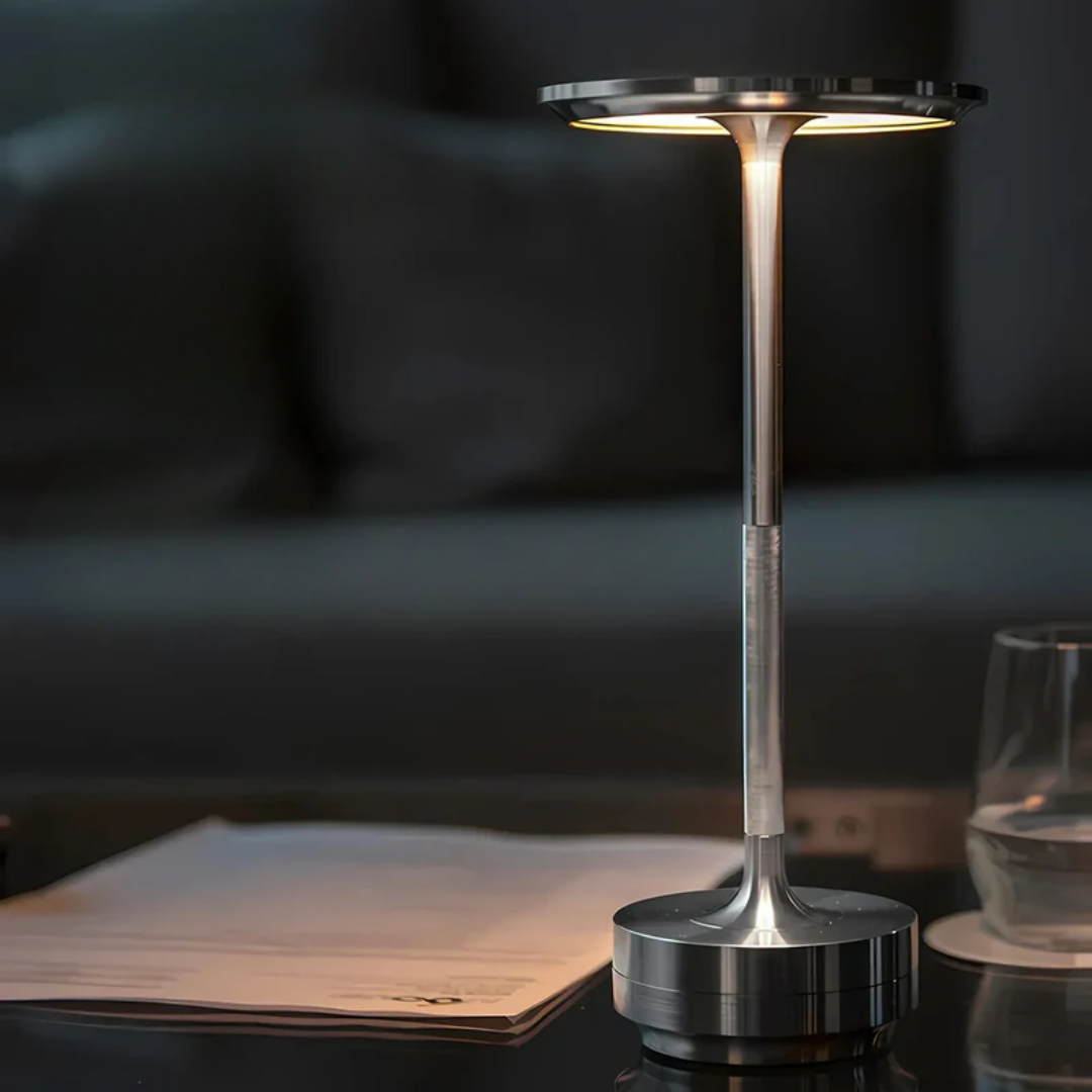 Draadloze Tafellamp Met Oplaadbaar Ontwerp En Dimbaar Licht