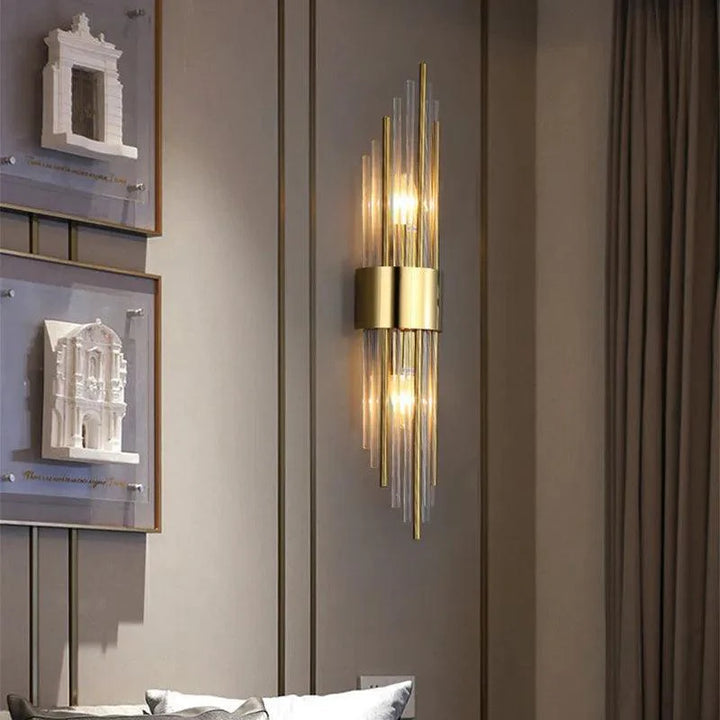 Wandlamp met Kristalaccenten Warm Luxe Verlichting