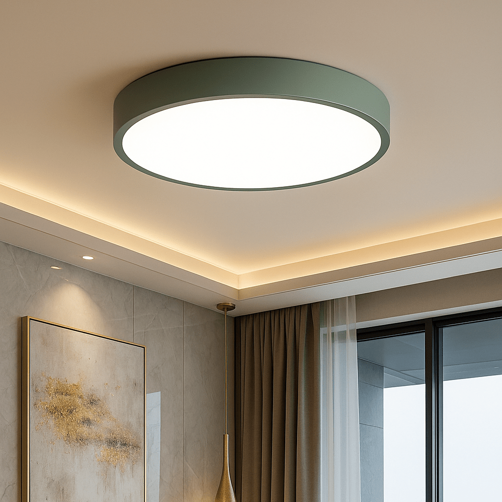 Moderne LED‑Plafondlamp met Gelijke Lichtverdeling voor Binnenruimtes