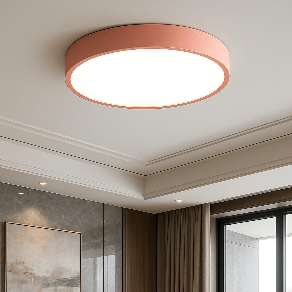 Moderne LED‑Plafondlamp met Gelijke Lichtverdeling voor Binnenruimtes