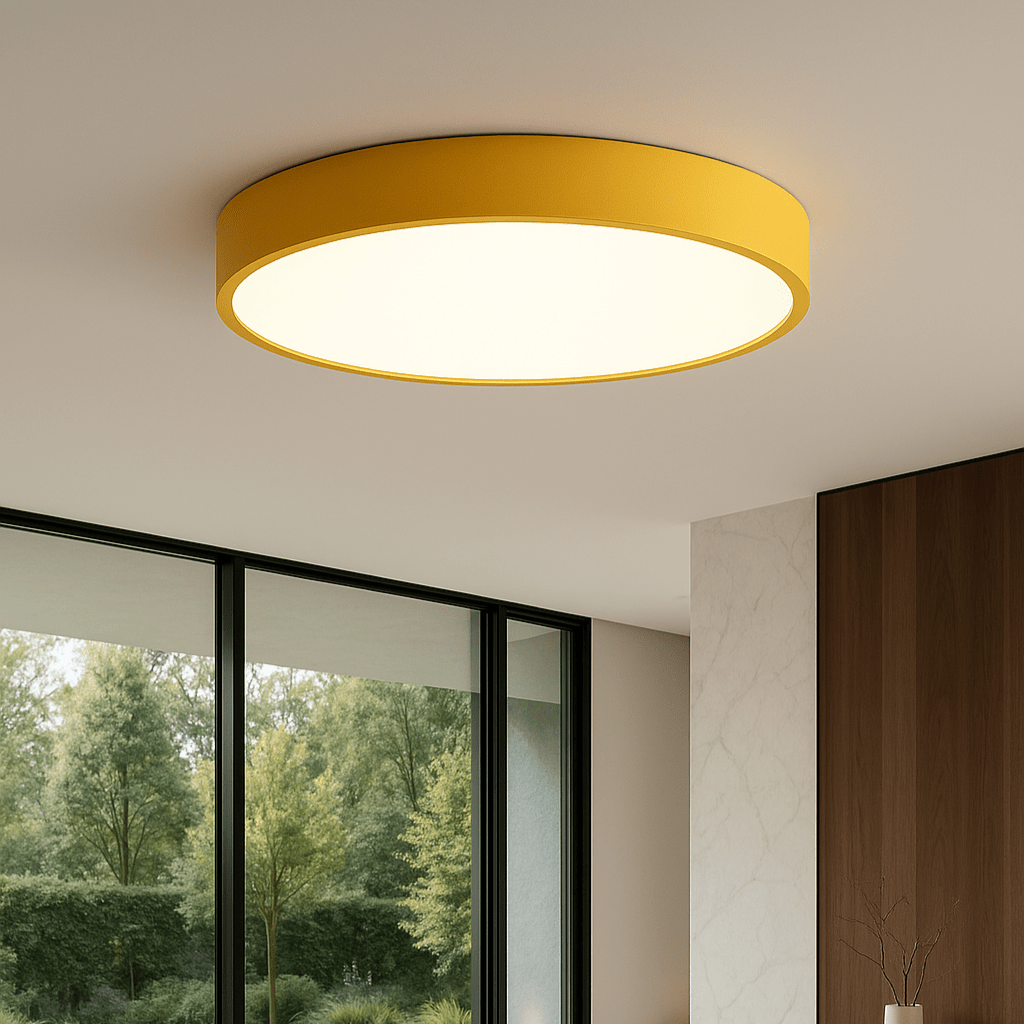 Moderne LED‑Plafondlamp met Gelijke Lichtverdeling voor Binnenruimtes