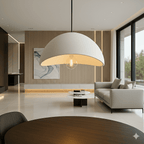 Hanglamp Met Dimbare Glazen Kap En Tijdloos Ontwerp