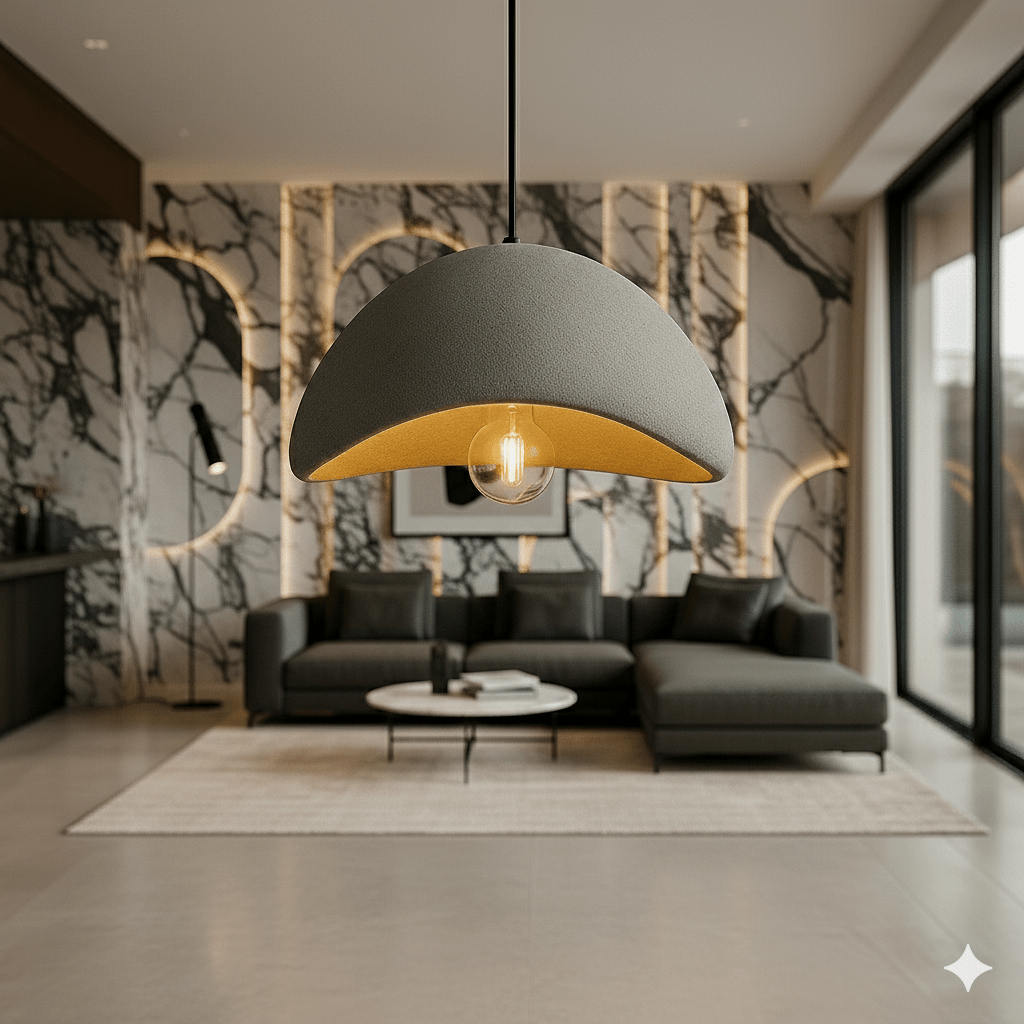 Hanglamp Met Dimbare Glazen Kap En Tijdloos Ontwerp