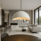 Hanglamp Met Dimbare Glazen Kap En Tijdloos Ontwerp
