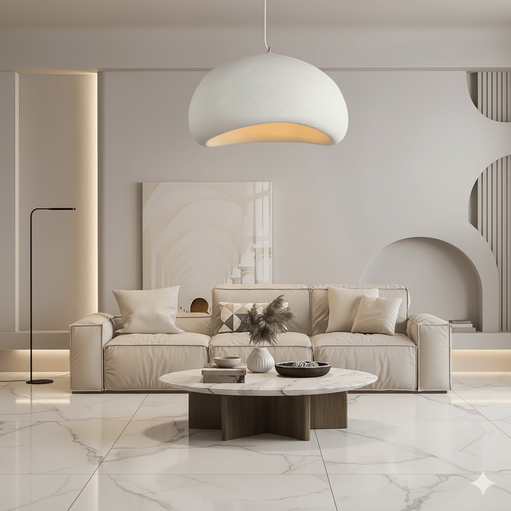 Hanglamp Met Dimbare Glazen Kap En Tijdloos Ontwerp