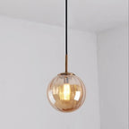 Glazen Hanglamp met Ronde Bolvorm voor Zachte Binnenverlichting