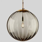 Glazen Hanglamp met Ronde Bolvorm voor Zachte Binnenverlichting