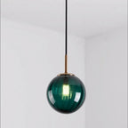 Glazen Hanglamp met Ronde Bolvorm voor Zachte Binnenverlichting