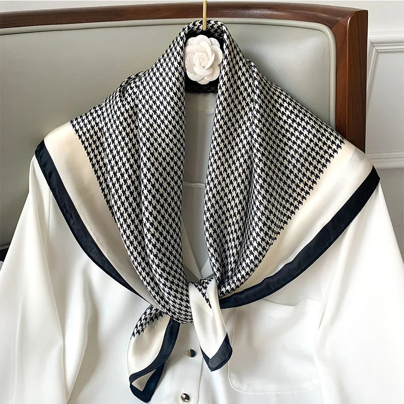 Vierkante Halsdoek met Print voor Hals en Haar
