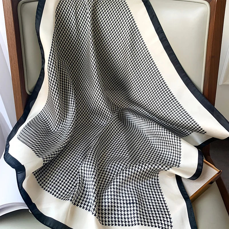 Vierkante Halsdoek met Print voor Hals en Haar