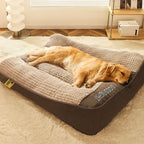 Orthopedisch Hondenbed met Verhoogde Rand en Zachte Pluche