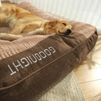 Orthopedisch Hondenbed met Verhoogde Rand en Zachte Pluche