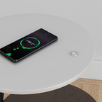 Dubbel Laag Bijzettafel met Opbergruimte en Stevige Constructie voor Moderne Interieurs
