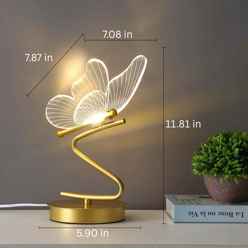 LED Tafellamp met IJzer Acryl en Modern Compact Ontwerp