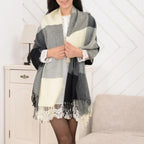 Sjaal Winter met Polyester en Zachte Warme Structuur