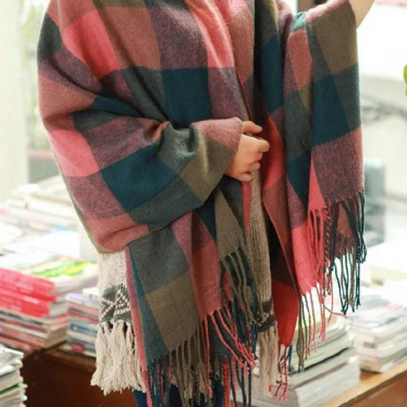 Sjaal Winter met Polyester en Zachte Warme Structuur