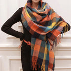 Sjaal Winter met Polyester en Zachte Warme Structuur