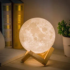 Maanlamp met Gedetailleerd 3D Ontwerp