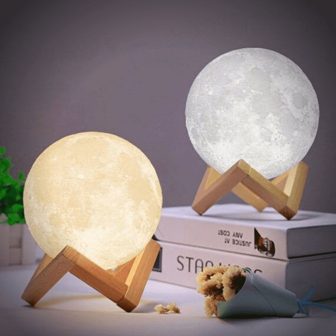 Maanlamp met Gedetailleerd 3D Ontwerp