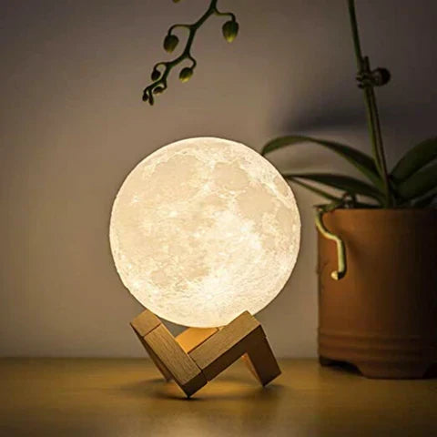 Maanlamp met Gedetailleerd 3D Ontwerp