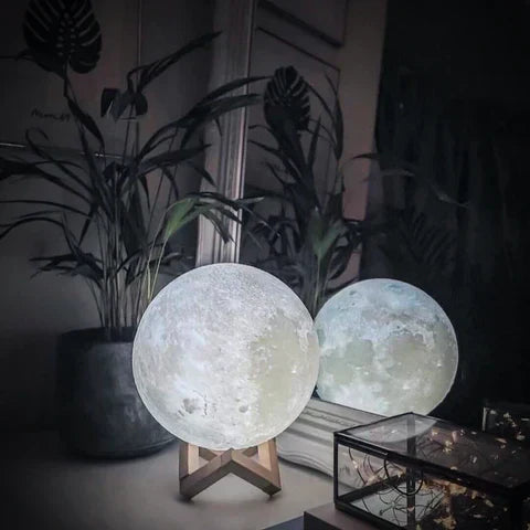 Maanlamp met Gedetailleerd 3D Ontwerp