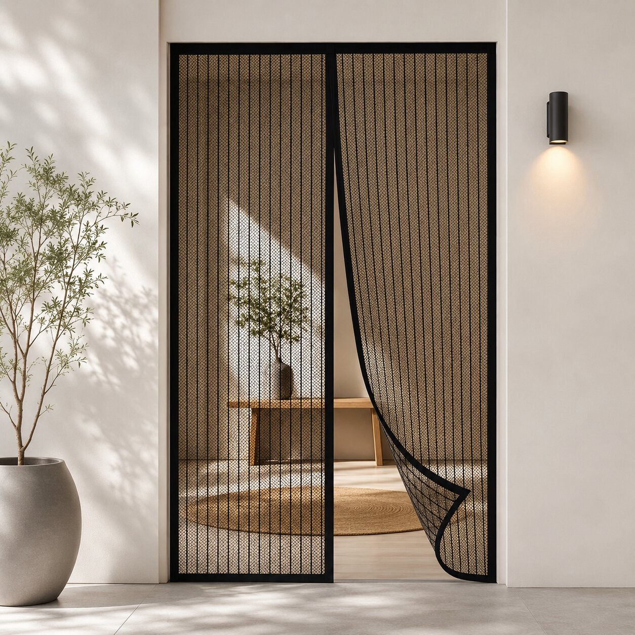 Magnetisch Vliegengordijn met Automatische Sluiting voor Deuren en Balkons