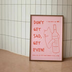 Canvas Wanddecoratie Met Kattenillustratie Voor Een Speelse En Moderne Uitstraling