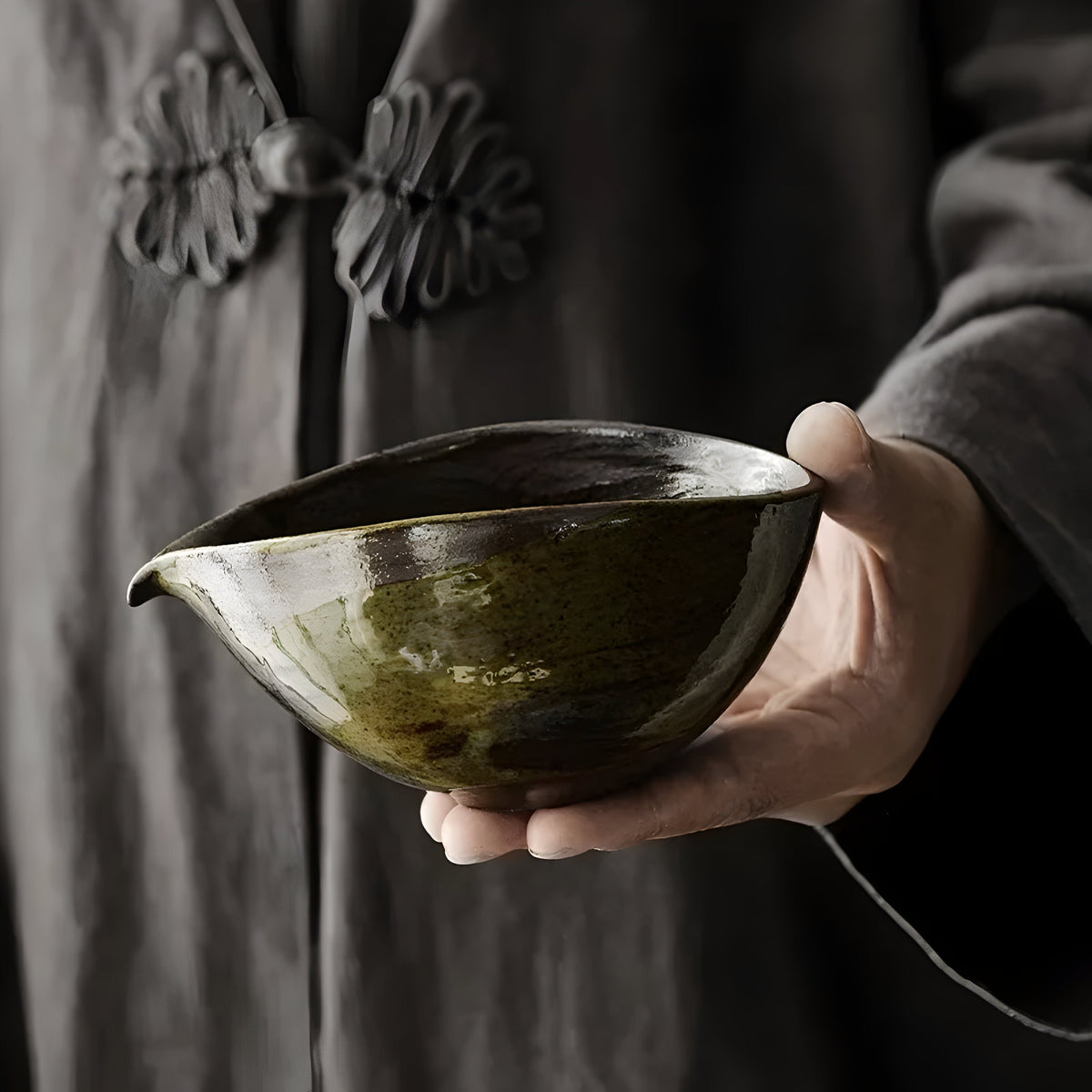 Handgemaakte Matcha Kom Voor Traditionele Theeceremonies
