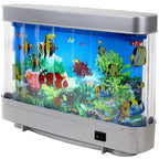 Aquariumlamp met Bewegende Vissen en LED‑Sfeerverlichting