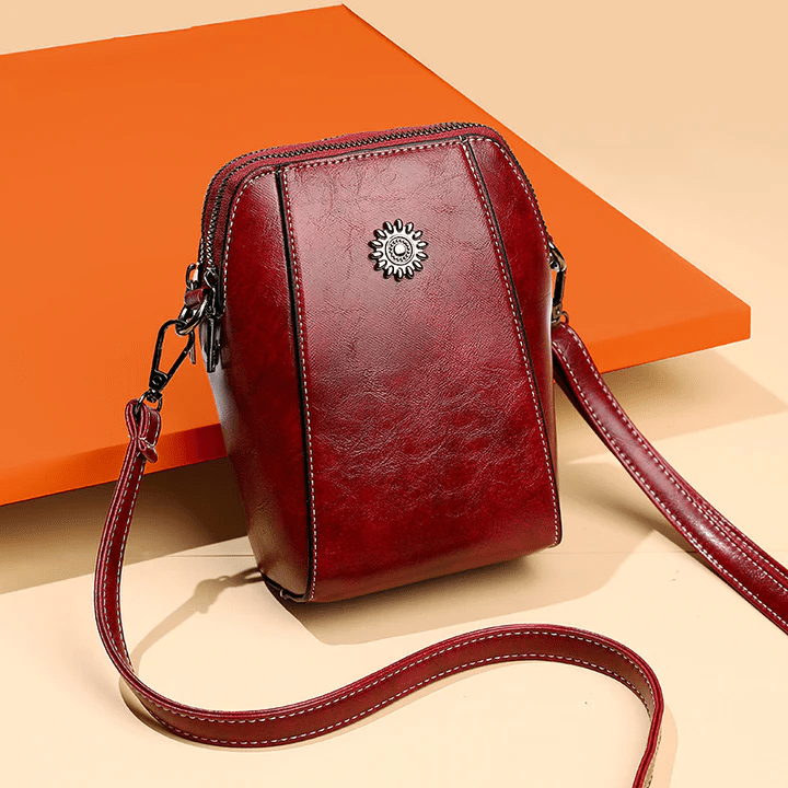 Leren Crossbodytas met Verstelbare Schouderriem