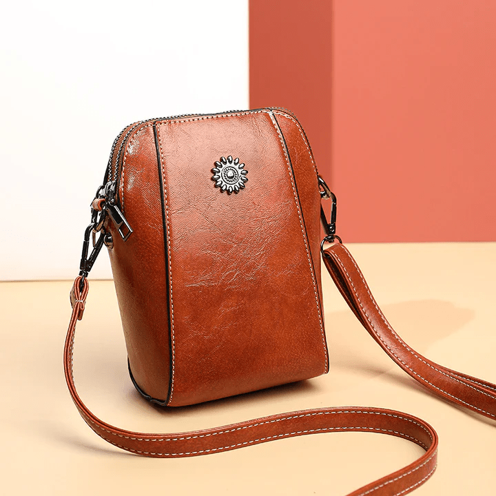 Leren Crossbodytas met Verstelbare Schouderriem