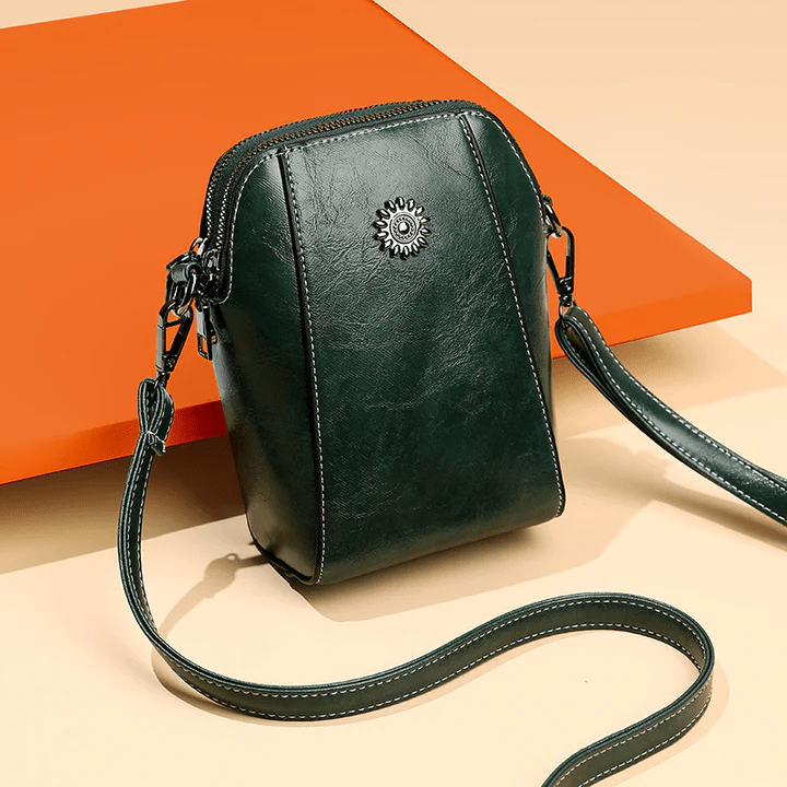 Leren Crossbodytas met Verstelbare Schouderriem