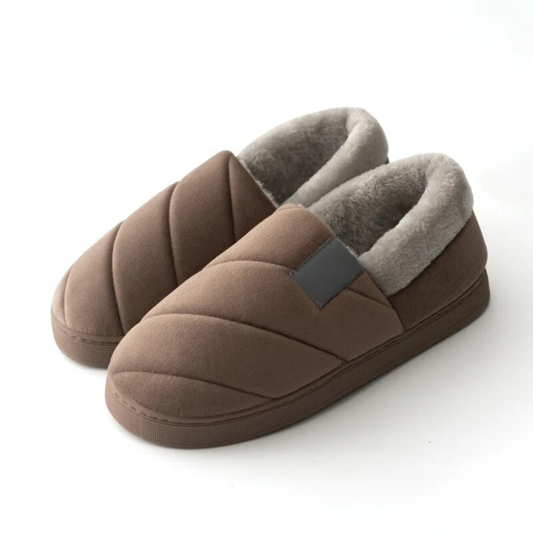 Heren Bontpantoffel Met Warme Voering En Dagelijkse Antislip Stabiliteit