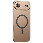 Slank MagSafe iPhone-hoesje van metaal met camerabescherming
